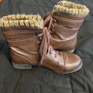 UNR8ED Combat Boots, Women’s Size 8.5